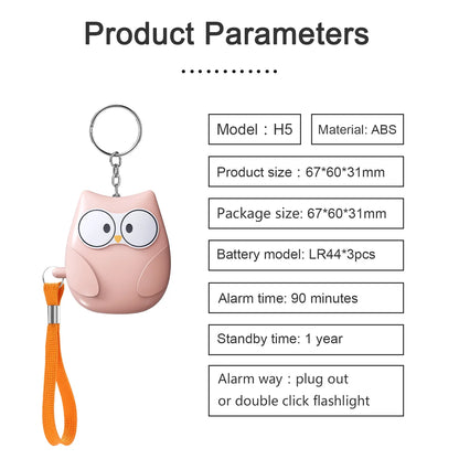 Porte-clés de Sécurité Mignon et Ultra-Puissant pour Enfants